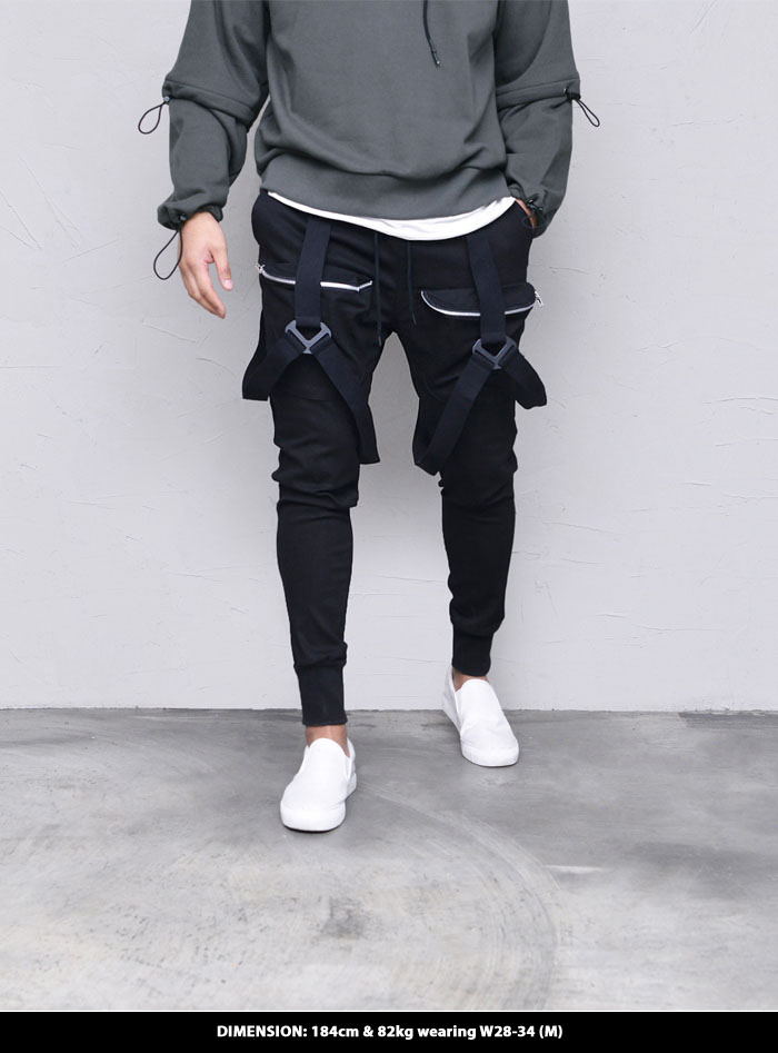 buckle cargo joggers